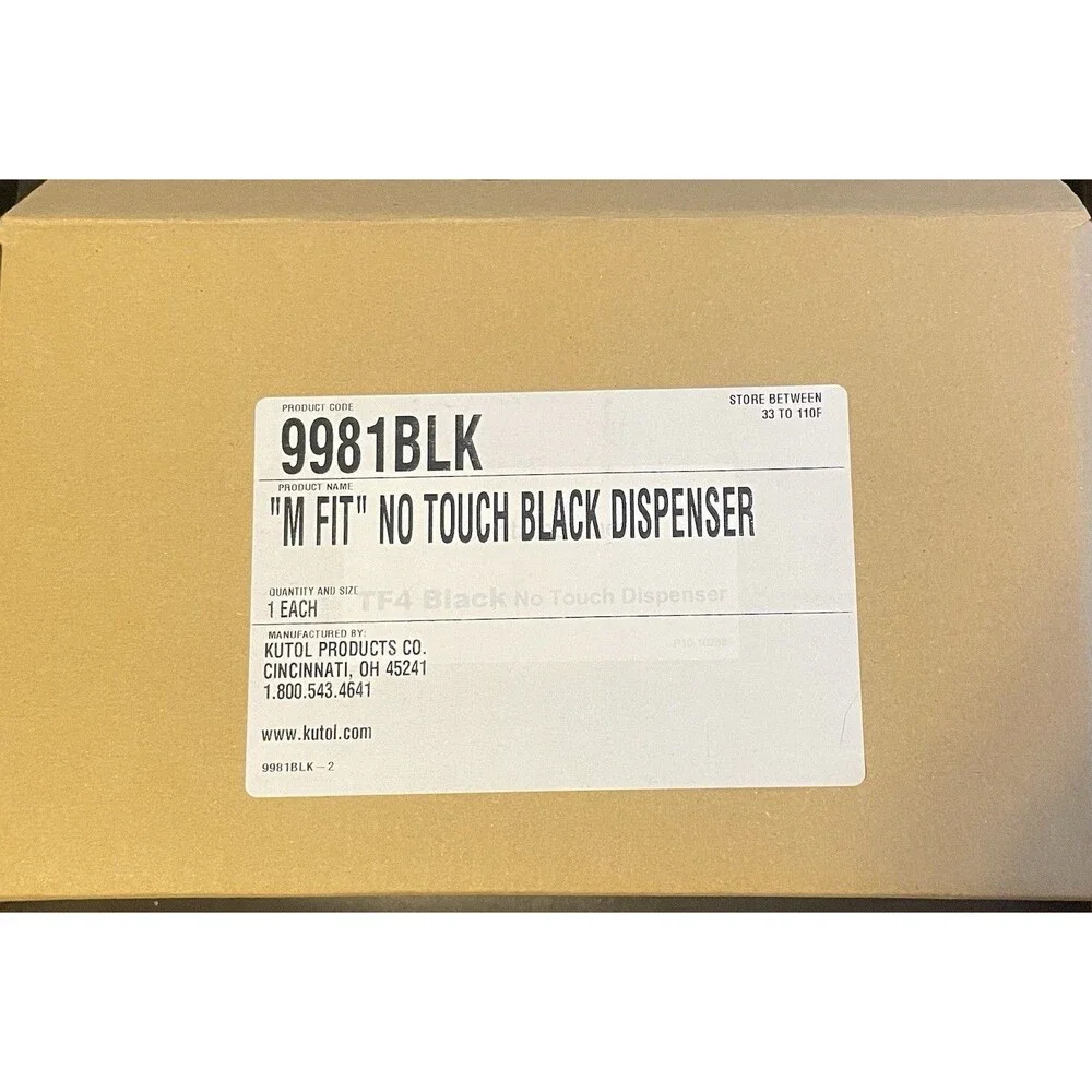 EZ Foam No Touch M-Fit Dispenser 9981BLK